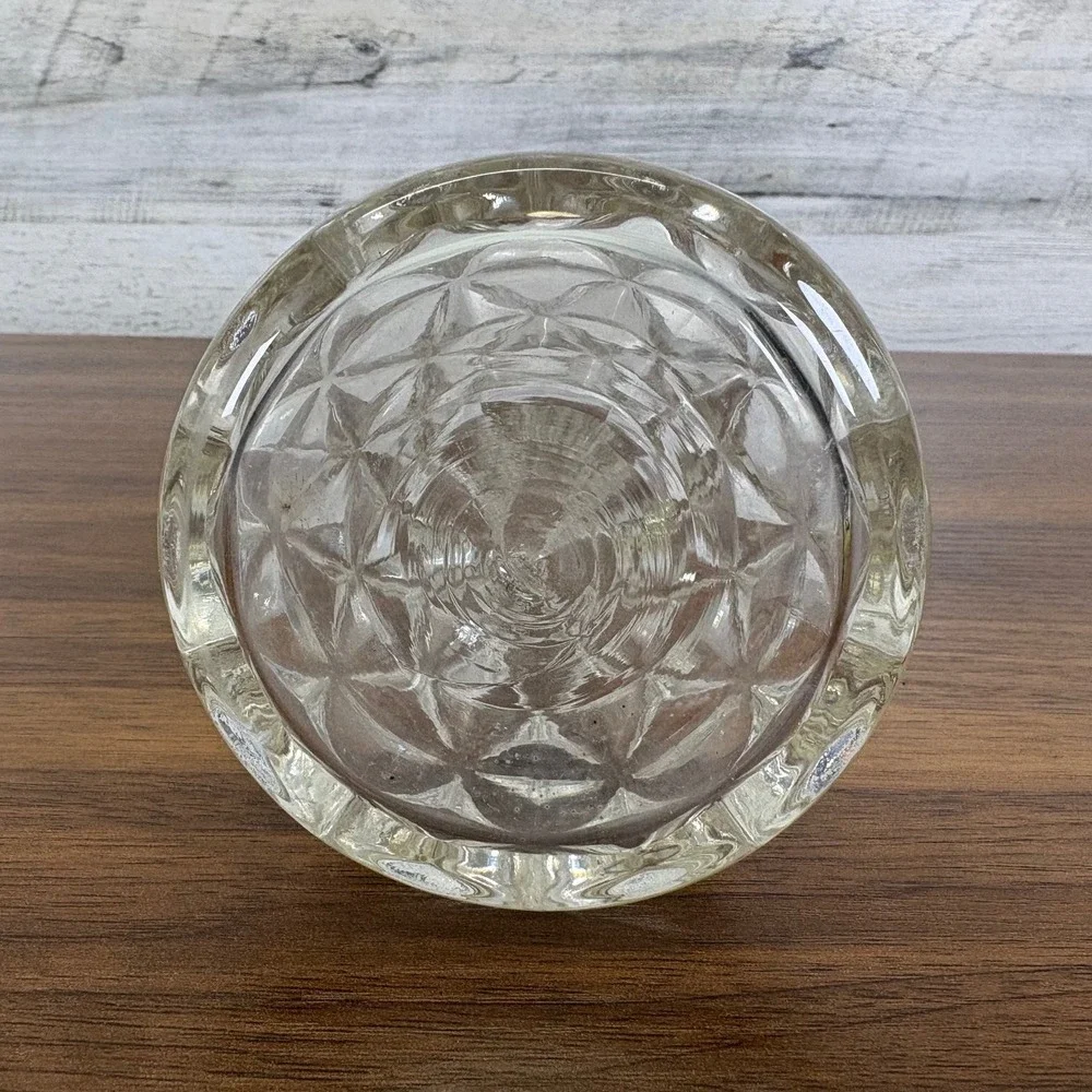 Vintage‎ Fostoria American Glassware  American Pattern Cube Vinegar Pitcher 6.5